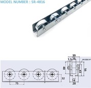 Piste de rouleau de roue de patin en acier