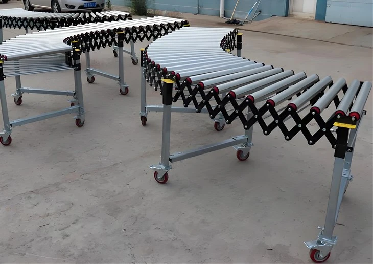 Stable Reusable Expandable Gravity Steel Aluminum Roller Conveyor